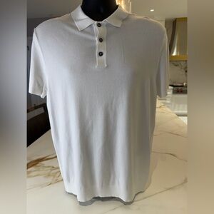 Zara Classic White Polo Shirt